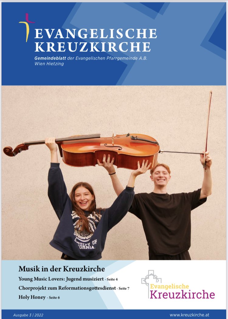 EVANGELISCHE KREUZKIRCHE Gemeindeblatt Der Evangelischen Pfarrgemeinde ...