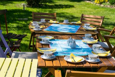 gedeckter Tisch